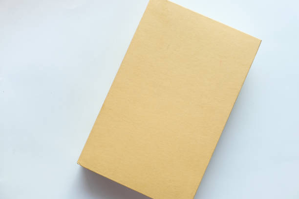 istock Top view of blank cover on white background 1225414739