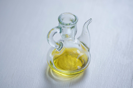 Small olive oil bottle