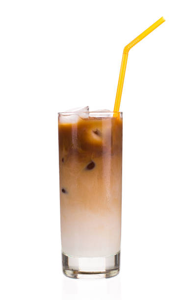istock Cool coffee with ice and milk. 1225424773