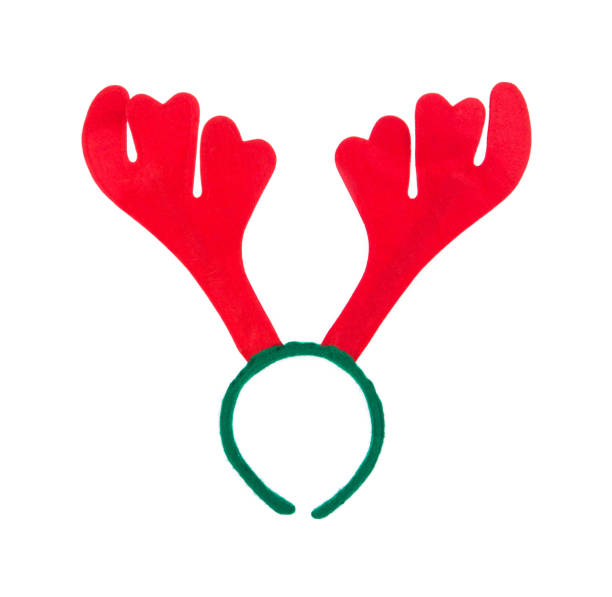 istock Pair of toy reindeer horns. 1225424838