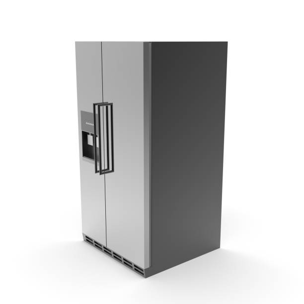 istock 3d image of color Refrigerator freezer 1225426732