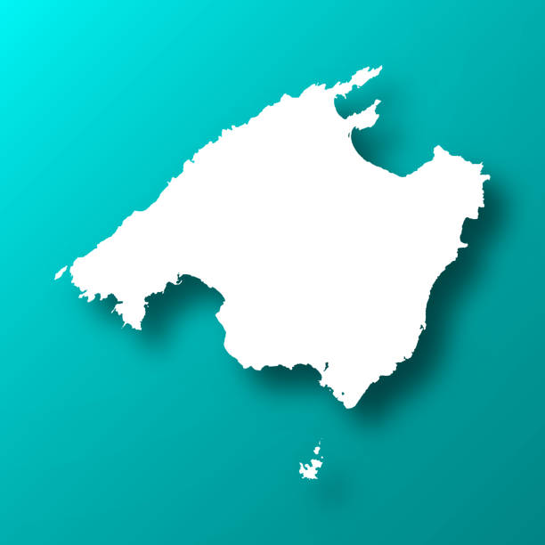 Majorca Map. Easy 410+ Majorca Map Cartography Island Stock Photos, Pictures & Royalty ...