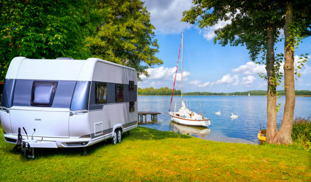 istock Vacations in Poland - active rest by the lake 1225436893