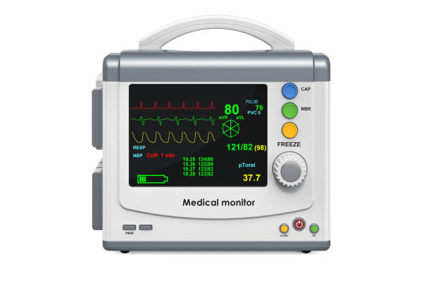 istock Medical Monitor, 3D rendering isolated on white background 1225439041
