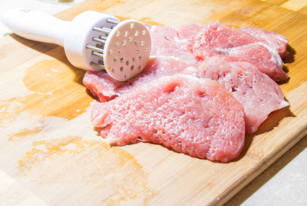 istock How to grill meat at home. Step by step photo instruction. Step 2 chop the meat. 1225439391