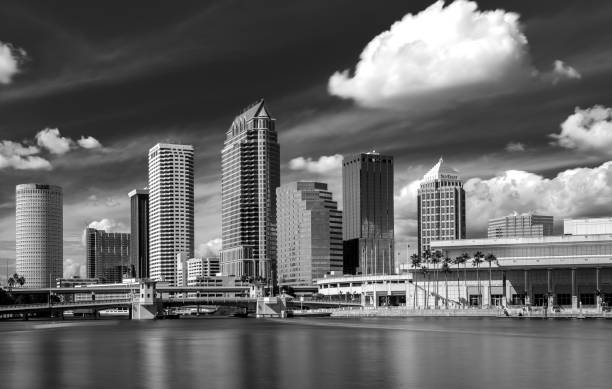 istock Tampa in Black and White 1225439462