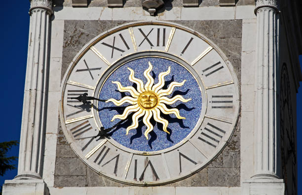 istock Clock tower in freedom square, Udine, Italy 1225448166