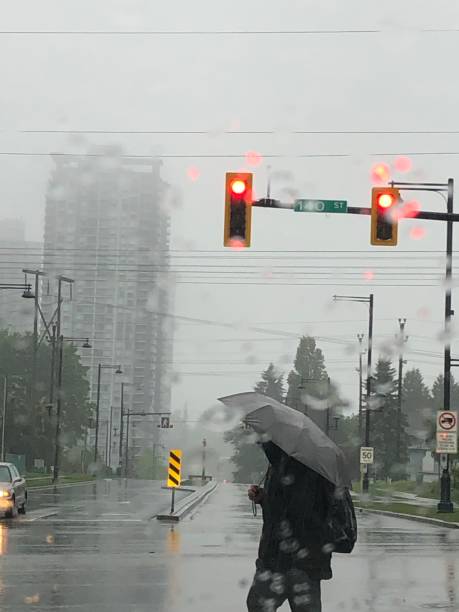 istock Rainy Morning street Scenes 1225456166