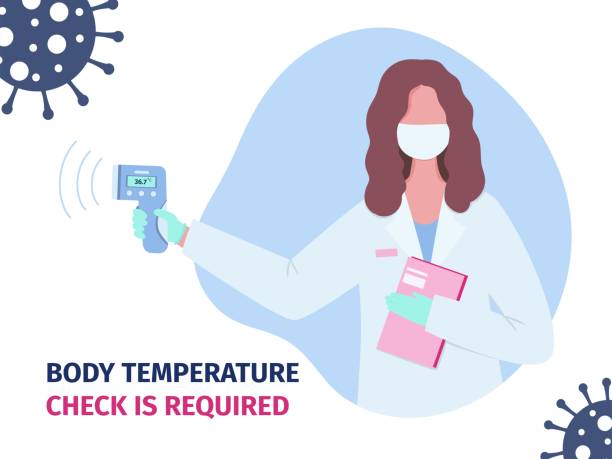 5,200+ Checking Temperature Stock Illustrations, Royalty-Free