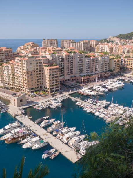 istock Panoramic view of Monte Carlo harbour in Monaco 1225485647