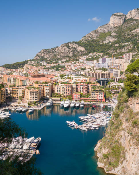 istock Panoramic view of Monte Carlo harbour in Monaco 1225485677