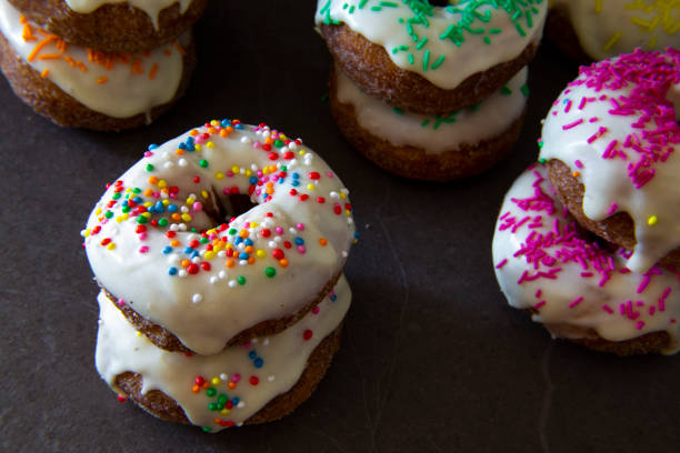 istock Homemade donuts with sugar and cinnamon 1225486791