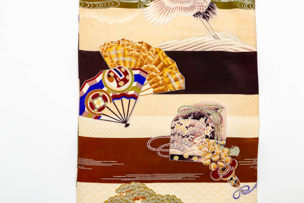 istock The Japanese kimono, close-up 1225487840