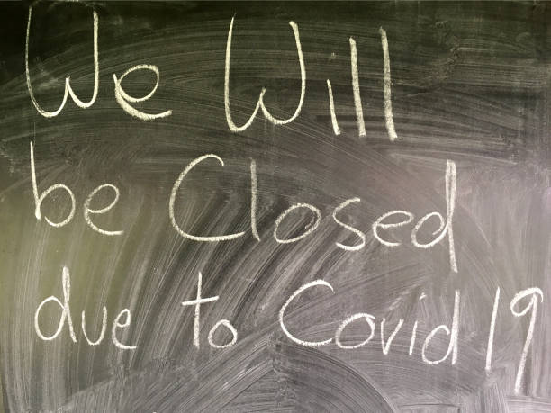 istock We will be closed due to COVID-19 message 1225488506