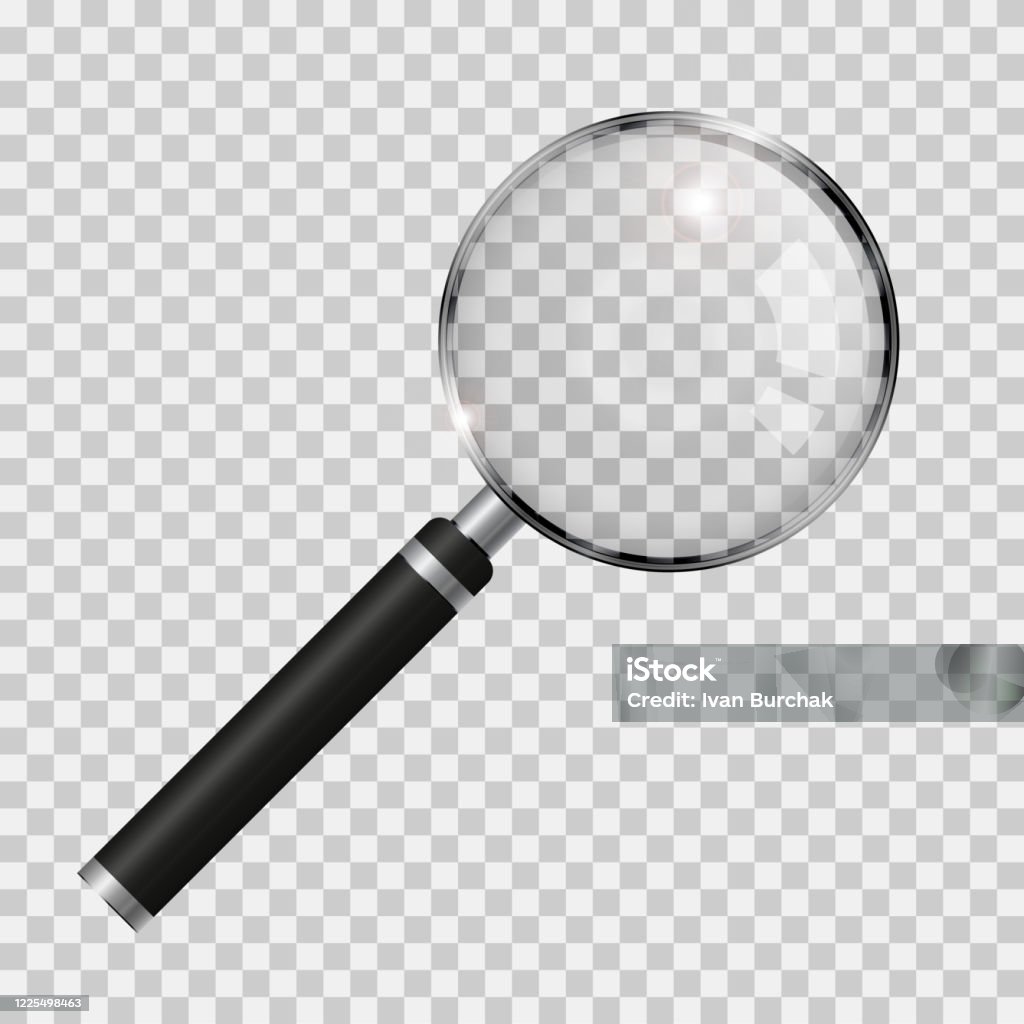 Kính Lúp Minh Họa Vector Thực Tế Hình minh họa Sẵn có - Tải xuống ...
