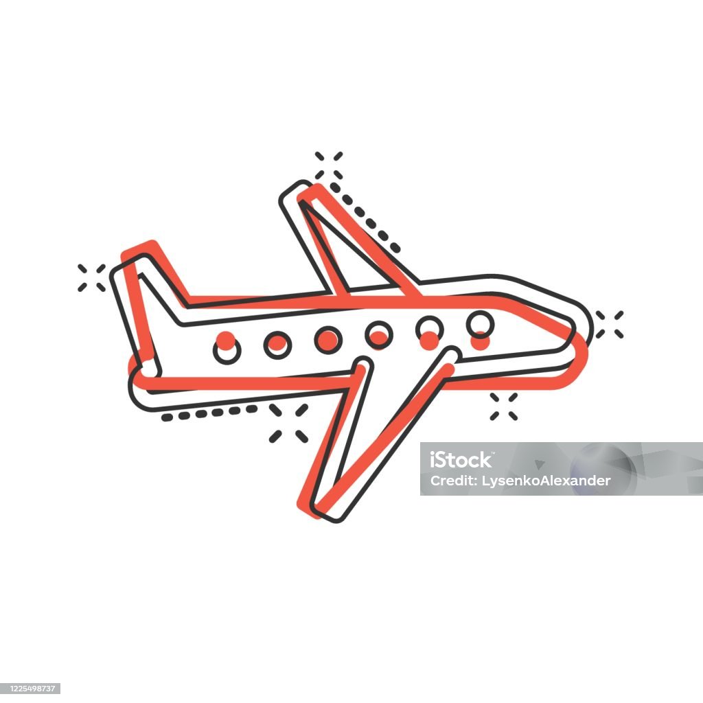 Biểu Tượng Máy Bay Theo Phong Cách Truyện Tranh Hình Minh Họa ...