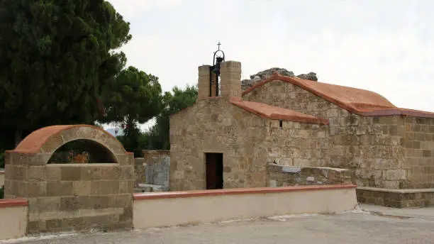 Located near the beach of Afandou and Afandou village. The church is of great historical, archaeological and religious interest. According to tradition, a temple (3rd century) dedicated to goddess Dimitra used to be at the same location where the church stands today. The temple was destroyed in the 6th century AD and with the materials from the ancient temple three-aisled Christian basilica church was built, which was also destroyed by an unknown cause in the 8th A.D. century but was rebuilt. The new church was built on the ruins of an early Christian basilica and the Middle Byzantine church with neat blocks and Gothic arches and occupies only part of the middle aisle of the sanctuary’s oldest temple. It’s decorated with frescoes from the 14th and 16th century A.D. This new church, which survives to this day, is dedicated to the Virgin Mary. The icon of the Virgin Mary for security reasons is kept in the church museum in Afandou.