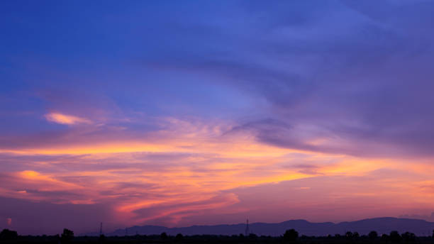istock Colorful twilight sky, dramatic sky sunrise background. 1225501554