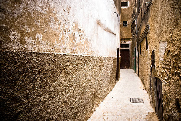Zagora, Morocco on Jan 1, 2025:  typical residential building in this part of Morocco