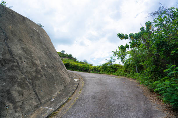 Mountain Road in Hong Kong