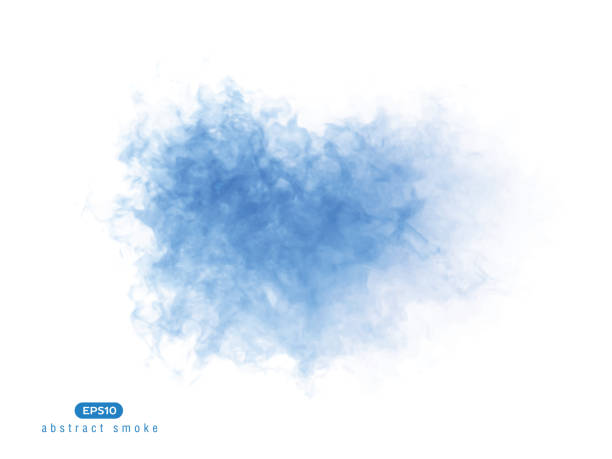 スモーキー形状の抽象的なベクトル図。 - smoke condensation fumes isolated点のイラスト素材／クリップアート素材／マンガ素材／アイコン素材