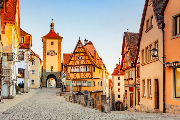 Plönlein in Rothenburg ob der Tauber, Germany