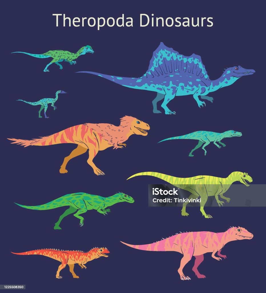 Inosaurus Dinosaurpodomorphaclrset Stock Illustration - Download Image Now ...
