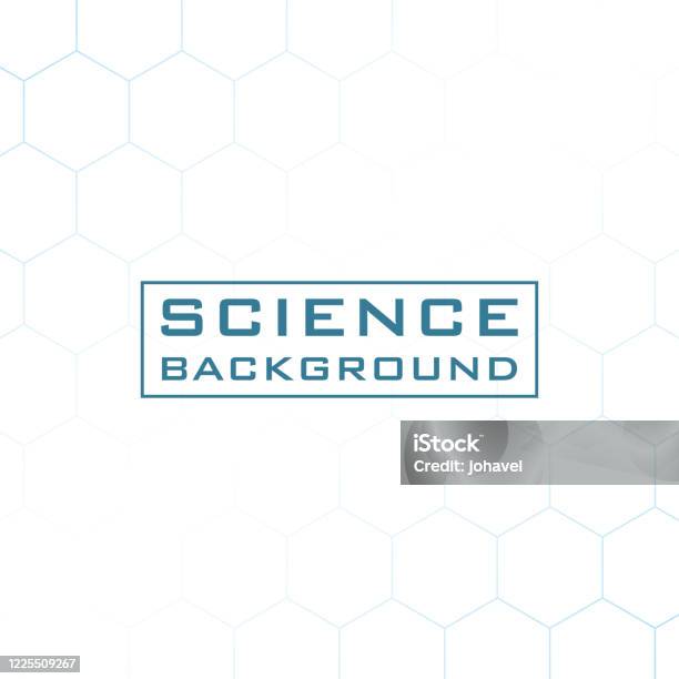 Science Background Questionnaire White Science Background With Lines Structures Stock Illustration ...