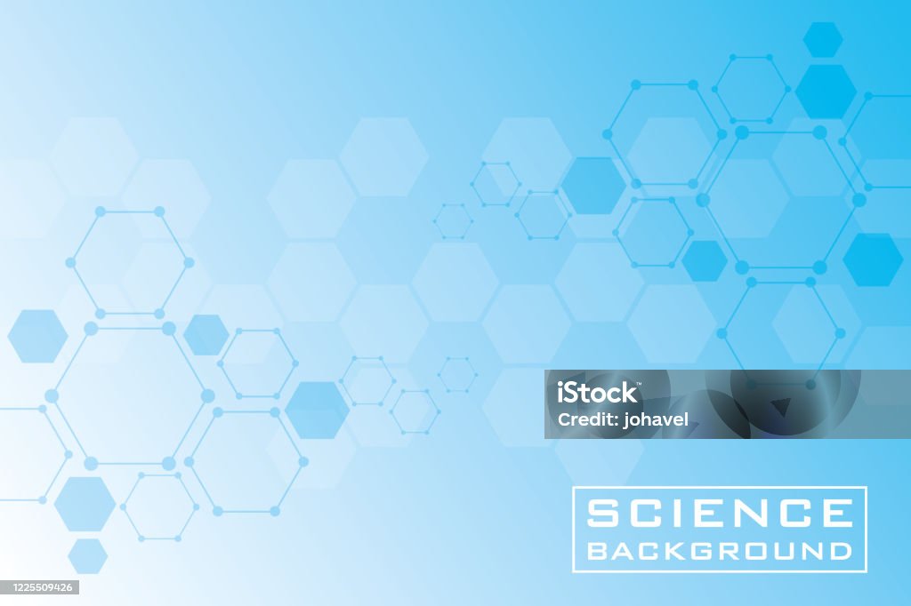 Science Guide Background Blue Science Background With Lines Structures Stock Illustration ...