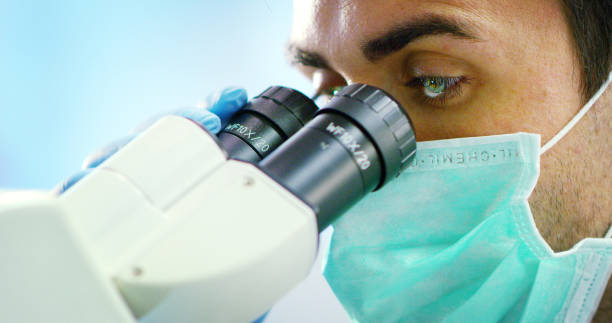 istock young and charming researcher accomplishes some routine medical procedures in a equipped professional laboratory with professional development materials 1225510487