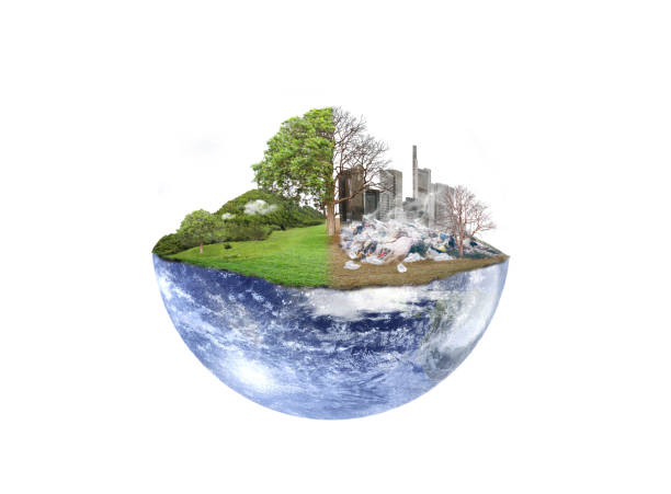 istock Global Warming and human waste ,Pollution Concept - Sustainability. 1225515024