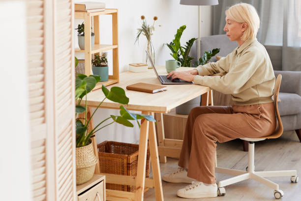 istock Woman working at home 1225520146
