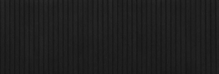 panoramic black metal siding fence striped background