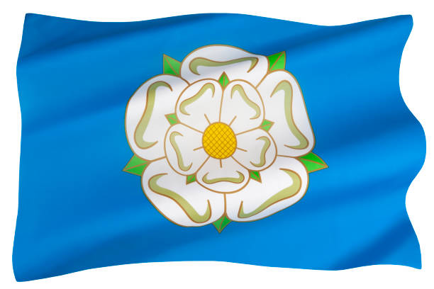 The regional flag of the county of Yorkshire in the northeast of England The regional flag of the county of Yorkshire in the northeast of England in the United Kingdom. yorkshire stock pictures, royalty-free photos & images