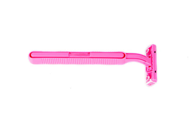 istock Disposable razors isolated on a white background. Body care concept. Creative background, copy space. 1225522070