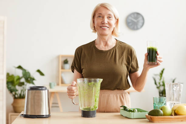 istock Woman drinking fresh juice 1225523158