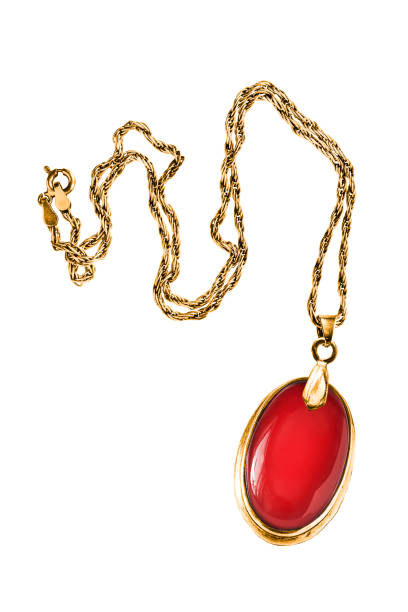 istock Vintage necklace isolated 1225526362