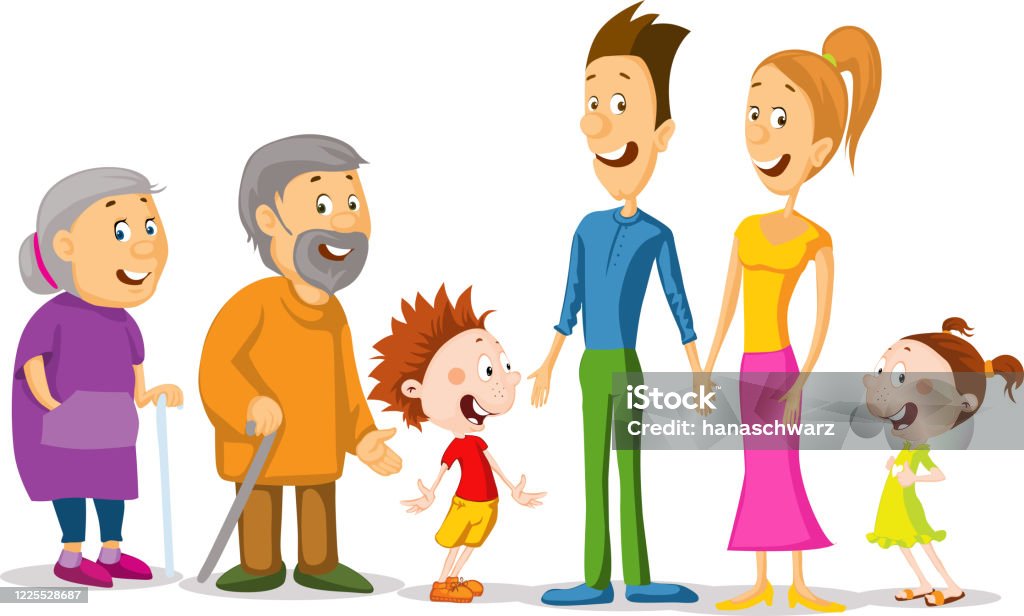Ilustración de Dibujos Animados De Personajes De Toda La Familia De Pie Juntos Ilustración Vectorial Aislada Sobre Fondo Blanco y más Vectores Libres de Derechos de Abuela - iStock Ilustración de Dibujos Animados De Personajes De Toda La Familia De Pie Juntos Ilustración Vectorial Aislada Sobre Fondo Blanco y más Vectores Libres de Derechos de Abuela - iStock