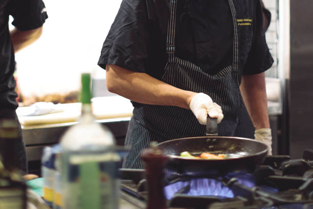 istock Chef is working in an italian restaurant 1225531680
