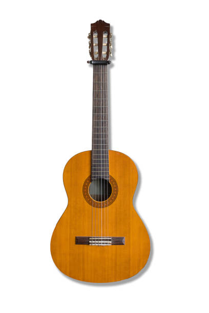 istock An vertical isolated image with white background of a classical guitar 1225534163