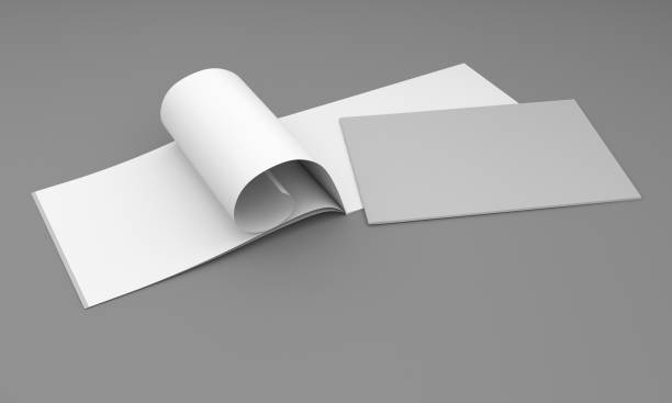istock Blank Magazine Or Catalog Mock-up With Curled Page 1225536998