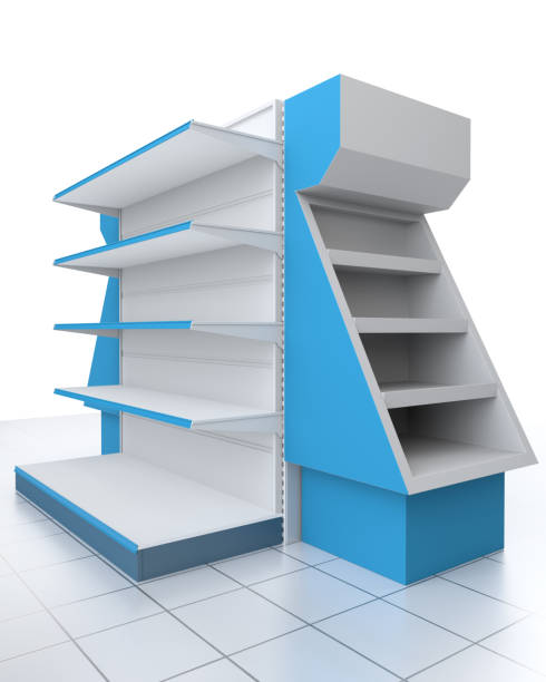 istock Blank POS Product Stand Or Shelf 1225538714