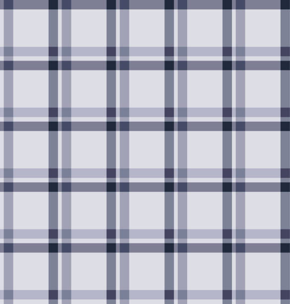 Japanese Gray Plaid Vector Seamless Pattern Japanese Gray Plaid Vector Seamless Pattern oxfordshire stock illustrations