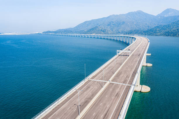 istock Drone view ofThe Hong Kong–Zhuhai–Macau Bridge 1225541226
