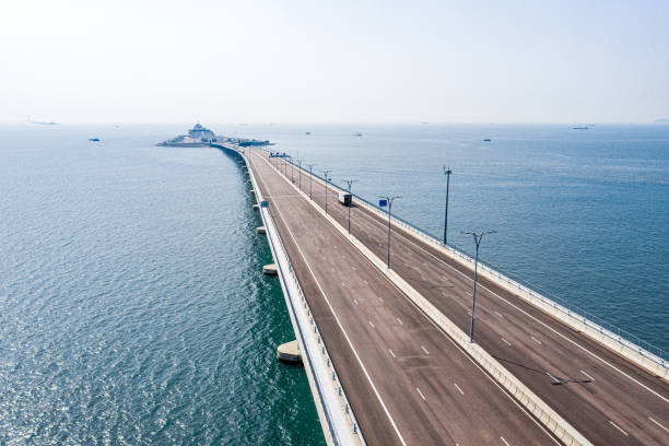 istock Drone view ofThe Hong Kong–Zhuhai–Macau Bridge 1225541234