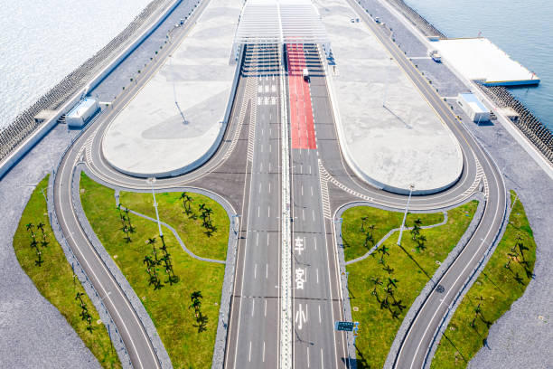 istock Drone view ofThe Hong Kong–Zhuhai–Macau Bridge 1225541252