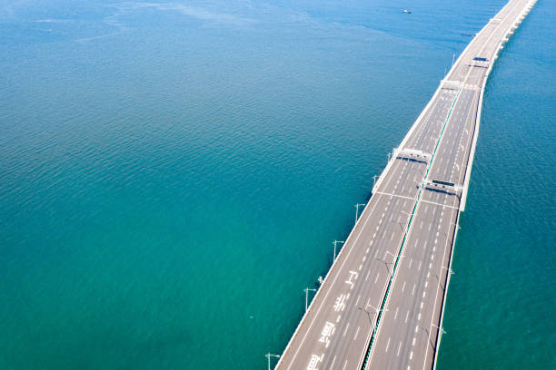 istock Drone view ofThe Hong Kong–Zhuhai–Macau Bridge 1225541319