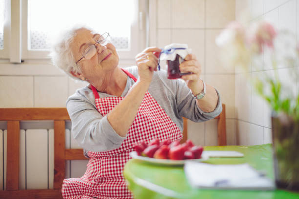 istock Beautiful senior woman is enjoying herself 1225542435