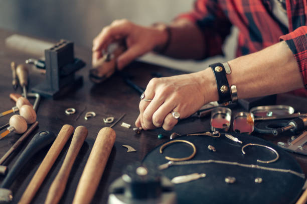 istock man is going to glue the broken adornment 1225546734