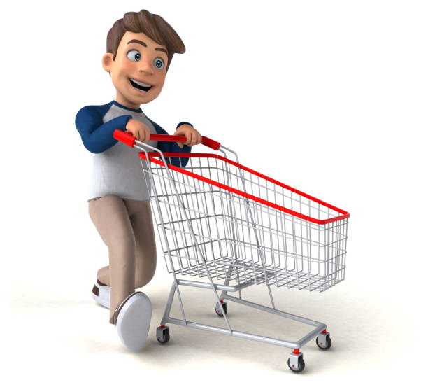 istock 3D cartoon character fun teenager 1225548265